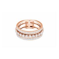 Swarovski FURTHER RING rose gold ring for women 5448902 auksas