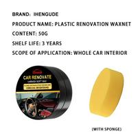 Crystal Clear Car Plastic Restorer - Car Interior and Panel Refurbishing Wax Coating Agent Car Maintenance Wax Car Polishing Paste