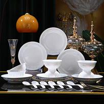 Nuogu Jingdezhen Linglong 18-Piece Dinnerware Set