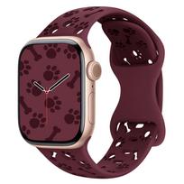 For Apple watch straps: 1-11 generations / Ultra 1-3 / SE 3 dog claw bone silicone watch straps Skin Cover 42/44//45/46/49&38/40/41mm