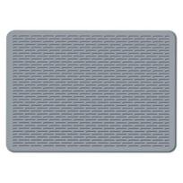 Induction Cooktop Mat Silicone Induction Cooker Cover Home Heat-resistant Non-Slip Induction Cooktop Protector Mat Kitchen Tools (Grey,71X50CM) pilka