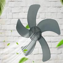 16 Inch Household Plastic Fan Blade Five Leaves With Nut Cover For Pedestal Transparent Table Stand Fanner General Accessories