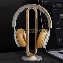 Gaming Headset Hanger Stand Headsets Art Storage Rack Bamboo Wood Aluminum Earphone Display Rack Holder Bracket sidabras
