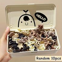 10/20/30pcs Beige Mixed Pack Small Clips Cute Girl Accessories Perfect For Daily Use Special Occasions Or Travel Gifts 2025 New