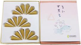 Awaji Baikundo Incense Sweet Frankincense Purifying Incense Gentle Sweet Tea Incense Cone Type 18 pieces Made in Japan - Tea, Sandalwood, - - - - - #3 smėlis