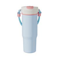 USB Charging Portable Blender Stainless Steel Coffee Mug Food-Grade Electric Juicer Cup  Home mėlyna