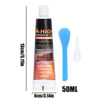 50ml Orkaitės Klijai Gartraukio Skydelio Sandariklis Greitai Džiūstantis Sandariklis Orkaitės Viryklės Mikrobangų Krosnelės Metalinio Stiklinio Skydelio Klijai Karščiui Atsparūs black
