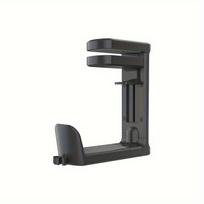 360° Fold Headphone Stand Freely Rotating Easy Installation Folding Storage Compact Design Cable Organizer Table Cabinet Panels juoda