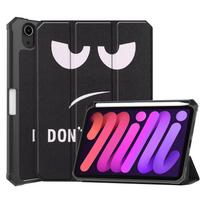 For iPad Mini 7 6 8.3'' with Pen Holder-[Tri-fold Stand +  Auto Wake/Sleep], Colorful Premium PU Leather Case Shockproof Shell For iPad Mini 6