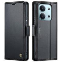 For Xiaomi Redmi 15C 4G 5G Case With Card Holder, Wallet Case with RFID Blocking, Durable Leather Kickstand Magnetic Clasp Cover For Redmi 15C 4G 5G juoda