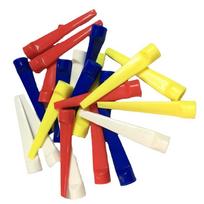 10Pcs Reduces Friction Tees Step Down Side Spin Golf Ball Tee Golf Tees  Longer Drives random color 1
