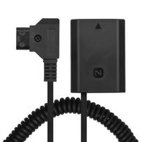 „Andoer D-Tap to NP-FZ100“ nuolatinės srovės jungties adapteris, visiškai iššifruotas manekeno baterijos priedo pakeitimas for Sony juoda