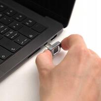USB atmintinė Adam Elements iKlips S Nano Touch – USB-C atmintinė su pirštų atspaudų skaitytuvu 256GB SSD