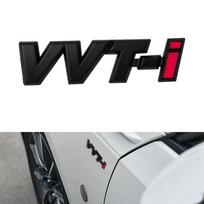 3D VVT-i Logotipas Automobilio Galinis Sparnas Šoninės Durys Emblema Lipdukas Ženklelis Decalas sidabras