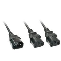 Lindy 2M C14 To 2X C13 Y Extension  Cable