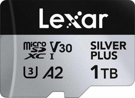 Atminties kortelė „Lexar Professional Sidabrinis Plus“ „Micro SDXC“ 1 TB, 10 klasės, UHS-I/U3 A2 V30 (LMSSIPL001T-BNANG) kortelė