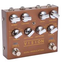 2 Channel Modulation Pedal Stereo Input Output Multi 9 Effects for Electric Guitar R‑09