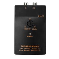 50W Car Audio Converter 2 Channel 20Hz to 20KHz RCA Line Output Converter for Automobiles