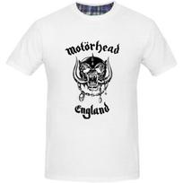 Has-Play Men's Motorhead British Metal Rock T-Shirt S balta