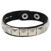 New Wide Cuff Wrap Gothic Steampunk Wristband Punk Rock Biker Strap Pu Leather Bracelet For Men Women Fashion Jewelry