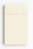Jersey paklodė 120x60 cm, kreminė