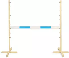 Šuolių kliūtis medinė šviesiai mėlyna 120 cm