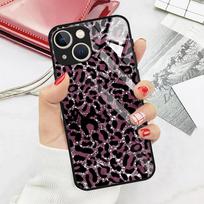Case for iPhone 17 Pro Max 12 16 15 Plus Air 14 XR 11 8 13 Glass Phone Cover Color Leopard Print iPhone 12 gray