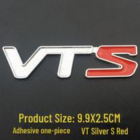 Citroën Sega C3-XR C5 C6 Front & Rear VTS Metal Emblem Car Sticker