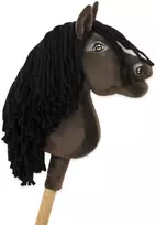 Hobby Horse lazdelinis arkliukas Premium tamsaus bėro atspalvio A5