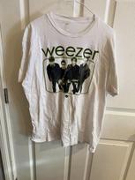 White Weezer Band gift for fan Shirt Unisex Concert S5XL R368 S gray