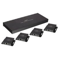 Lindy 70m Cat.6 4-Port HDMI 4K30 and IR Splitter Extender with Loop Out