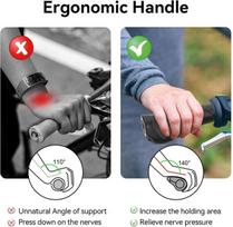 Ergonomiškos dviračio rankenos 22.2 mm, neslystančios