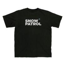 Men's Snow Patrol Logo T-shirt Large Black XXXL
