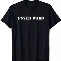 Psichiatrijos skyrius Dickinson Marškinėliai Visų dydžių S M L XL XXL Spalvos Juoda, Balta L black