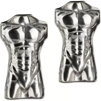 Froster Metaliniai vyriškos formos gėrimų aušintuvai, 21+ moterims, juodi