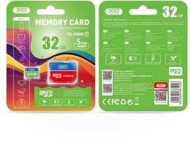 XO atminties kortelė 32GB Micro SDHC cl. 10 + adapteris
