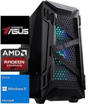 TopPC AMD Ryzen 5 Gaming Powered by ASUS, Ryzen 5 5500, 32GB (2x16) DDR4, Radeon RX 7600, 1TB NVMe, Windows 11 Home DATK197-1433981