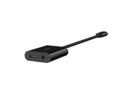 BELKIN 3.5 MM AUDIO JACK TO USB-C CHARGING ADAPTER BLACK