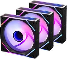 Blackstorm Luna MAG-INF ARGB PWM Reverse 120mm Case Fan Black 3-pack