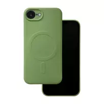 OEM Simple Color Mag phone case with MagSafe support for iPhone 16e green