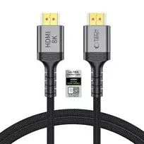 Tech-Protect ULTRABOOST HDMI 2.1 CABLE 4K 120HZ / 8K 60HZ 100CM BLACK