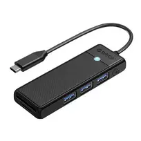 Orico Adapter Hub 4-in-1 USB A 3.0 x 3 + TF|SD 3.0 x 1