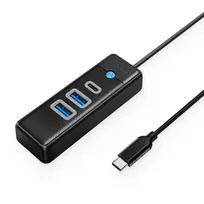 Orico PWC2U-C3 3-port USB hub 2x USB-A 3.0 1x USB-C 3.0 0.5 m - black