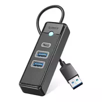 Orico PWC2U-U3 3-port USB hub 2x USB-A 3.0 1x USB-C 3.0 1.8 m - black