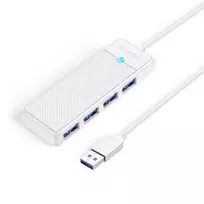 Orico PAPW4A-U3 USB Hub 4-port 4x USB-A 3.0 1 m - white