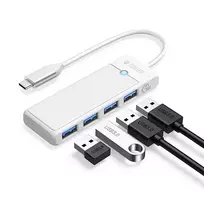 Orico PAPW4A-C3 USB Hub 4-port 4x USB-A 3.0 1 m - white