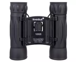Levenhuk Atom 12x25 žiūronai Roof juodi