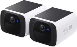 eufy Security lauko belaidė stebėjimo kamera su saulės įkrovimu, 2K, Wi-Fi, S220 SoloCam, 2 vnt.