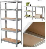 ACM Metalinė sandėlio lentyna 180x90x40 cm, 875 kg, cinkuota, 5 lentynos Avenido AV 6816