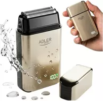 Vyriška elektrinio skustuvo folijos dviguba galvutė, tikslumas 0,05 mm IPX6 80 min USB-C Adler AD2948
